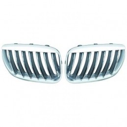 JUEGO PARRILLAS DE DISENO BMW X5 03 07  CPL  CROMADO