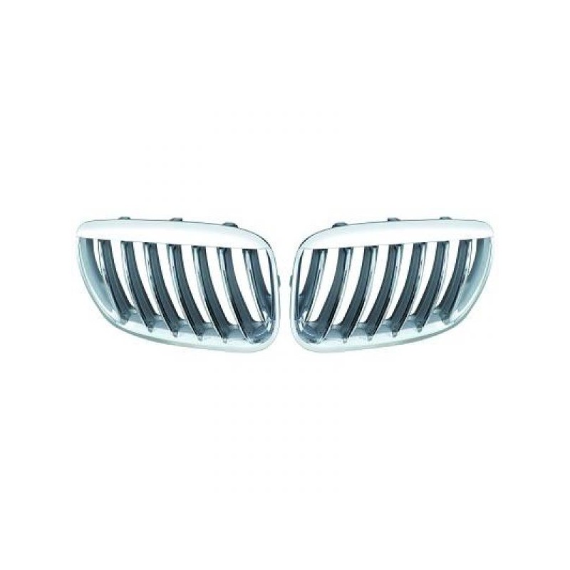 JUEGO PARRILLAS DE DISENO BMW X5 03 07  CPL  CROMADO