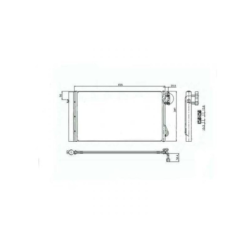 CONDENSADOR BMW X1 E84 09  TODOS DIESEL MODELOS 
