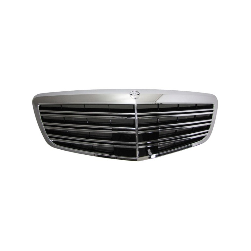 PARRILLA DEPORTIVA MERCEDES W221  05 09  CROMADO NEGRO