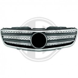 PARRILLA DEPORTIVA MERCEDES SL R230  01 06 CROMADO  PLATA