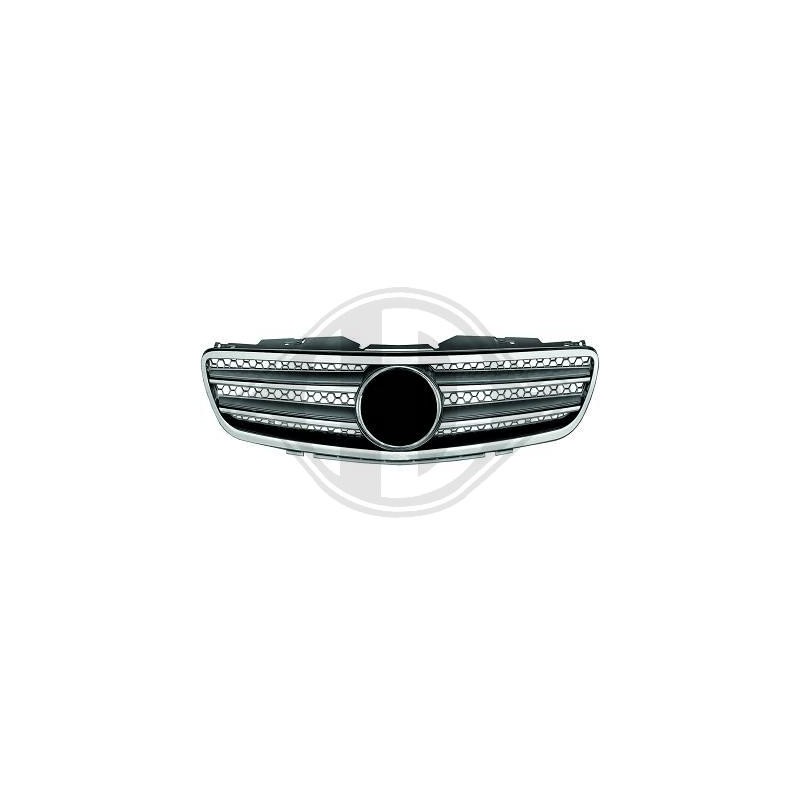 PARRILLA DEPORTIVA MERCEDES SL R230  01 06 CROMADO  PLATA