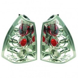 JUEGO PILOTOS DE DISENO PEUGEOT 307 01 07 CRISTAL CLARO CROMADO 