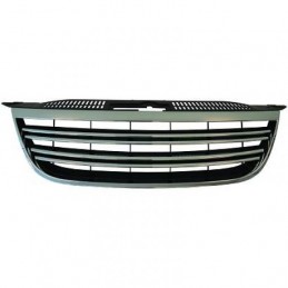 PARRILLA DEPORTIVA VW TIGUAN  07  gt  gt  NEGRO CROMADA  SIN  EMBLEMA