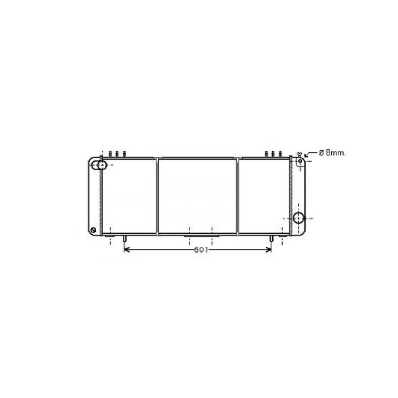 RADIADOR JEEP GRAND CHEROKEE II  95  gt  gt  787X284X44 2 5 TD M A    