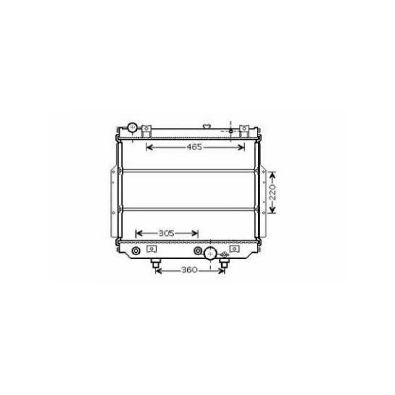 RADIADOR JEEP GRAND CHEROKEE II  99 05  500X620X57  3 1 TD  3125