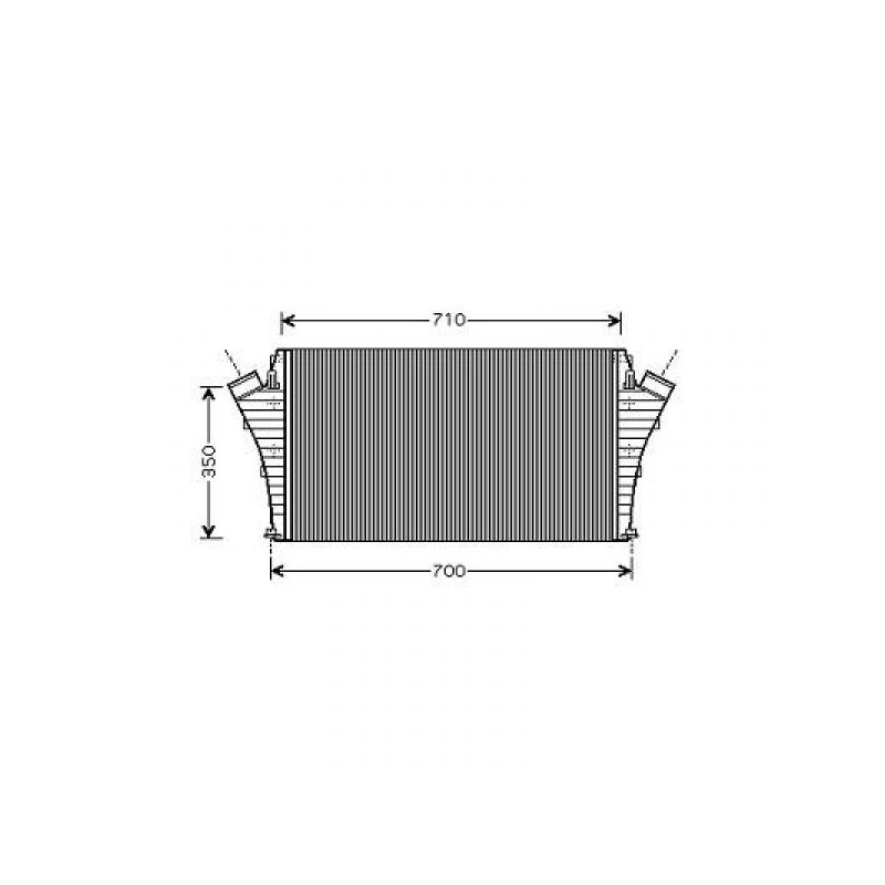 ENFRIADOR DE AIRE OPEL VECTRA C  02  gt  gt  647X415 2 0 2 2 DTI