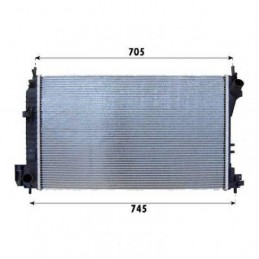 RADIADOR OPEL SIGNUM VECTRA C 02  gt  gt  650X415 2 2I 2 0DTI 2 2DTI