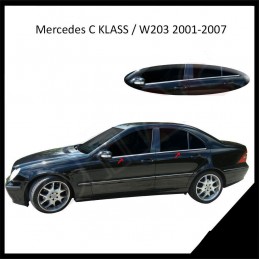 CUBRE MARCO VENTANA ACERO INOXIDABLE MERCEDES CLASE C W203 01 07