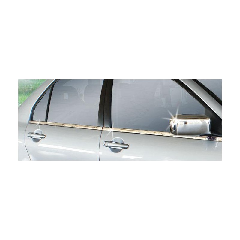 CUBRE MARCO VENTANA 4 unidades ACERO INOXIDABLE MITSUBISHI LANCE