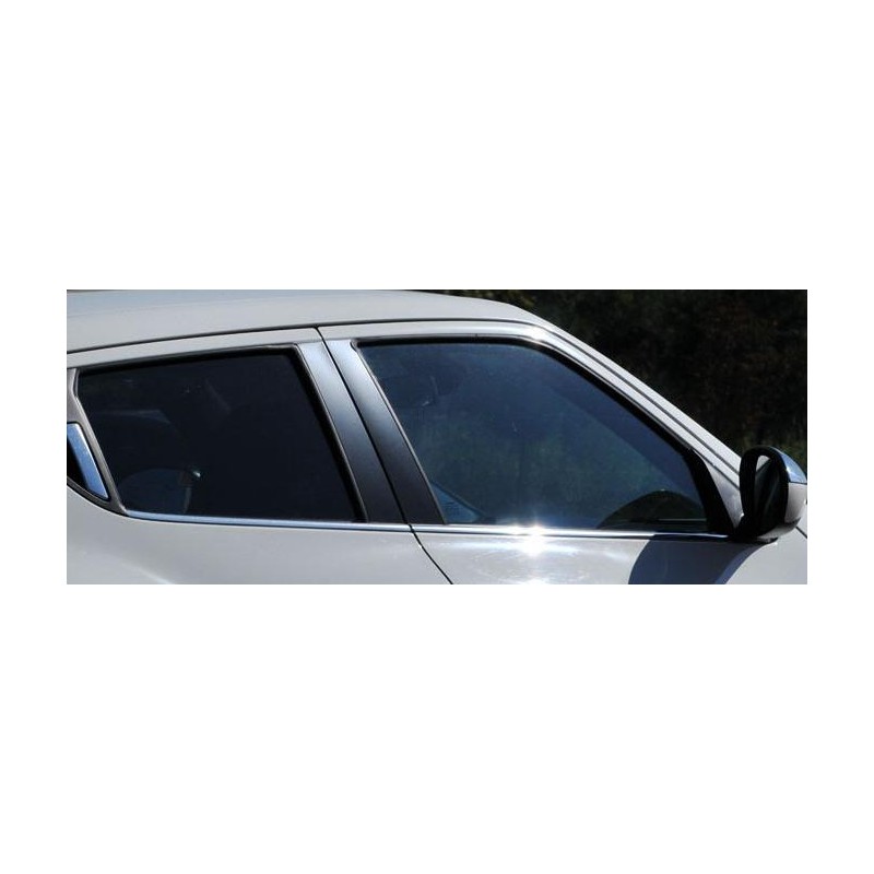 CUBRE MARCO VENTANA 4 unidades ACERO INOXIDABLE NISSAN JUKE 2010