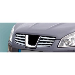 CUBRE PARRILLA 8 unidades ACERO INOXIDABLE NISSAN QASHQAI 2007 gt 