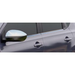 CUBRE MARCO VENTANA 4 unidades ACERO INOXIDABLE NISSAN QASHQAI 2