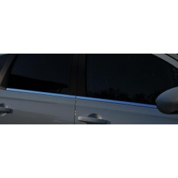 CUBRE MARCO VENTANA 4 unidades ACERO INOXIDABLE NISSAN QASHQAI 2
