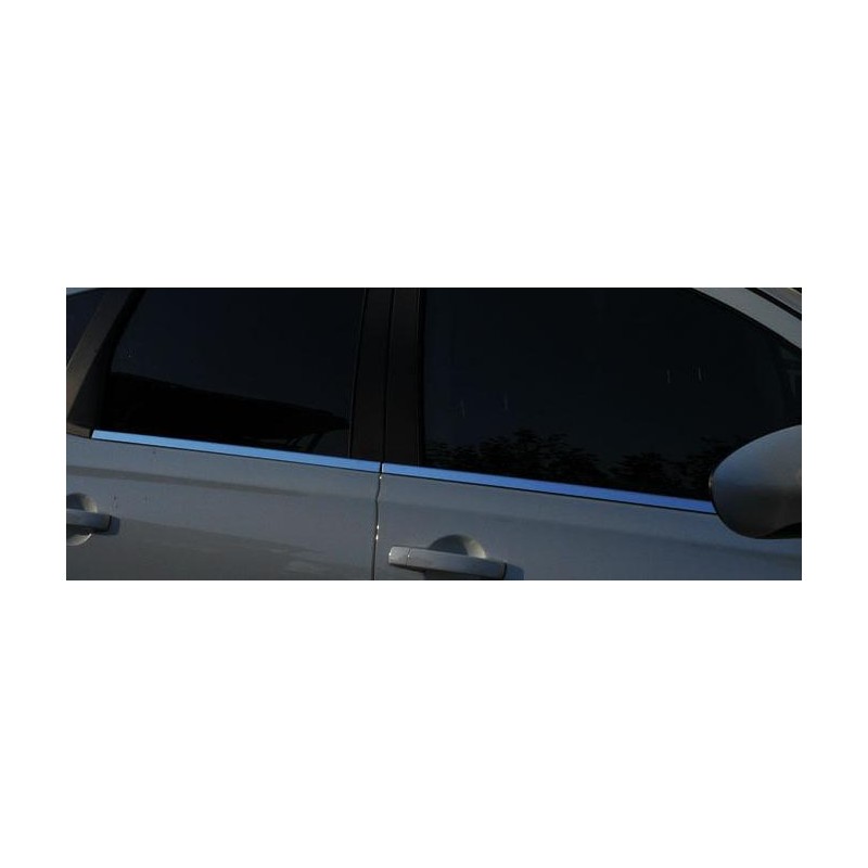 CUBRE MARCO VENTANA 4 unidades ACERO INOXIDABLE NISSAN QASHQAI 2