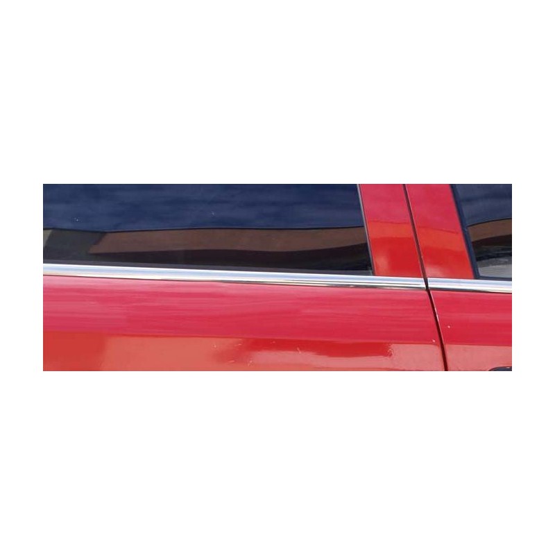 CUBRE MARCO VENTANA 4 unidades ACERO INOXIDABLE OPEL ASTRA G 200