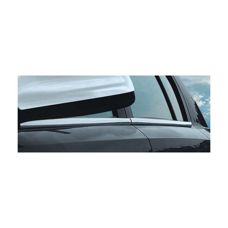 CUBRE MARCO VENTANA 4 unidades ACERO INOXIDABLE OPEL ASTRA H 200
