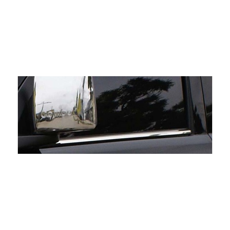 CUBRE MARCO VENTANA 2 unidades ACERO INOXIDABLE OPEL COMBO C 200
