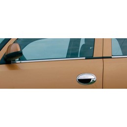 CUBRE MARCO VENTANA 4 unidades ACERO INOXIDABLE OPEL CORSA C 08 