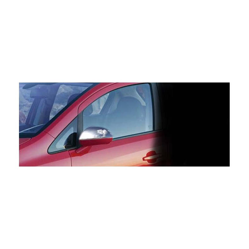 Cubre Espejos Retrovisores Acero Inoxidable OPEL CORSA D 2007 gt  2