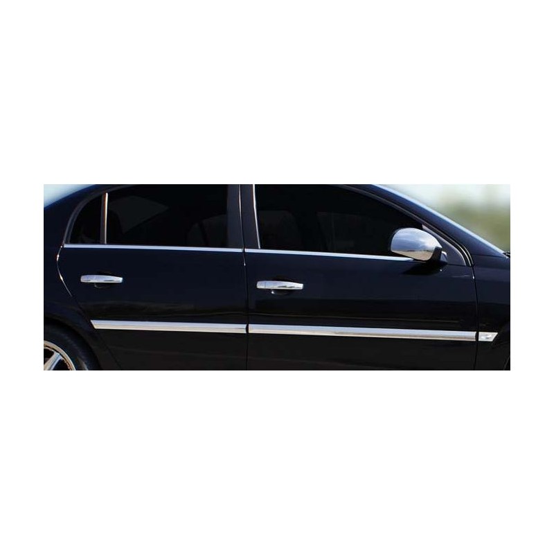 CUBRE MARCO VENTANA 4 unidades ACERO INOXIDABLE OPEL VECTRA C 20