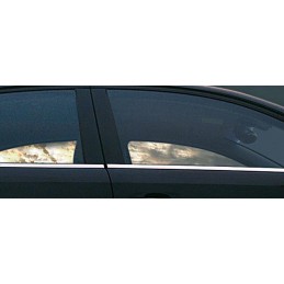 CUBRE MARCO VENTANA 8 unidades ACERO INOXIDABLE OPEL ZAFIRA 2006