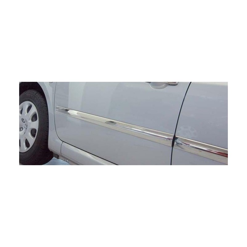CUBRE MOLDURAS PUERTA 4 unidades ACERO INOXIDABLE PEUGEOT 308 05