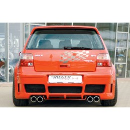 DIFUSOR TRASERO EN CARBON LOOK PARA PARA GOLPES RS FOUR VW  GOLF