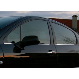 CUBRE MARCO VENTANA ACERO INOXIDABLE PEUGEOT 407 2004 2010