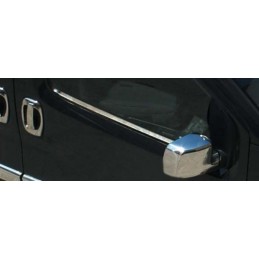 CUBRE MARCO VENTANA 2 unidades ACERO INOXIDABLE PEUGEOT BIPPER 0
