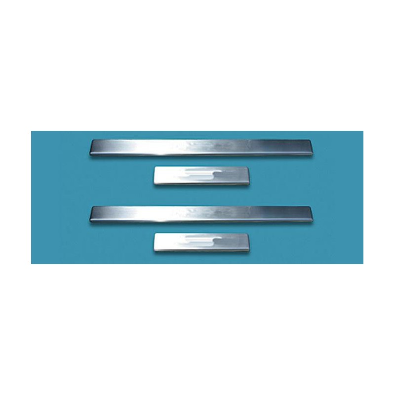 UMBRALES DE PUERTA 4 unidades ACERO INOXIDABLE CROMADO RENAULT F