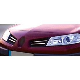 CUBRE PARRILLA 4 unidades ACERO INOXIDABLE RENAULT MEGANE II 200