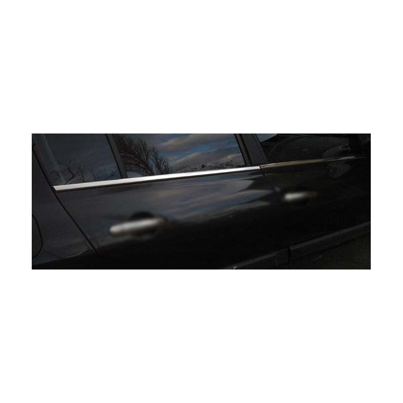 CUBRE MARCO VENTANA 4 unidades ACERO INOXIDABLE RENAULT MEGANE I