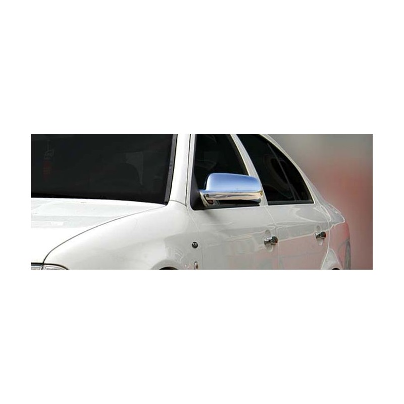 Cubre Espejos Retrovisores Acero Inoxidable SKODA OCTAVIA 1999 2