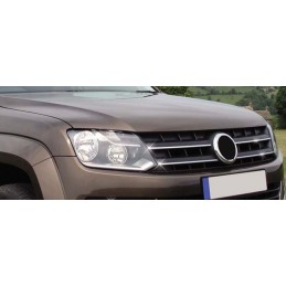 CUBRE PARRILLA 4 unidades ACERO INOXIDABLE VW AMAROK 2010 gt 