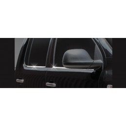 CUBRE MARCO VENTANA 4 unidades ACERO INOXIDABLE VW AMAROK 2010 gt 