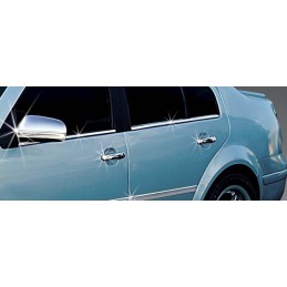CUBRE MARCO VENTANA 4 unidades ACERO INOXIDABLE VW BORA 1998 200