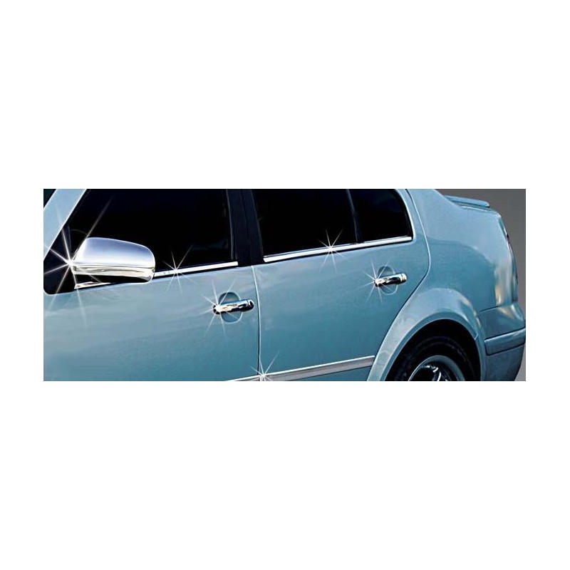 CUBRE MARCO VENTANA 4 unidades ACERO INOXIDABLE VW BORA 1998 200
