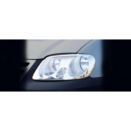 MARCO FAROS 2 unidades ACERO INOXIDABLE VW CADDY 2004 2010
