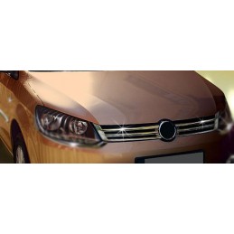 CUBRE PARRILLA 2 unidades ACERO INOXIDABLE VW CADDY 08 10 gt 