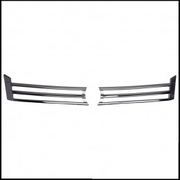 CUBRE PARRILLA 2 unidades ACERO INOXIDABLE VW CADDY 08 10 gt 