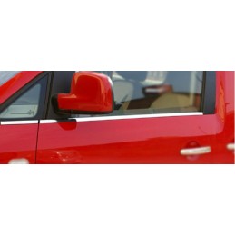 CUBRE MARCO VENTANA 4 unidades ACERO INOXIDABLE VW CADDY 01 04 gt 