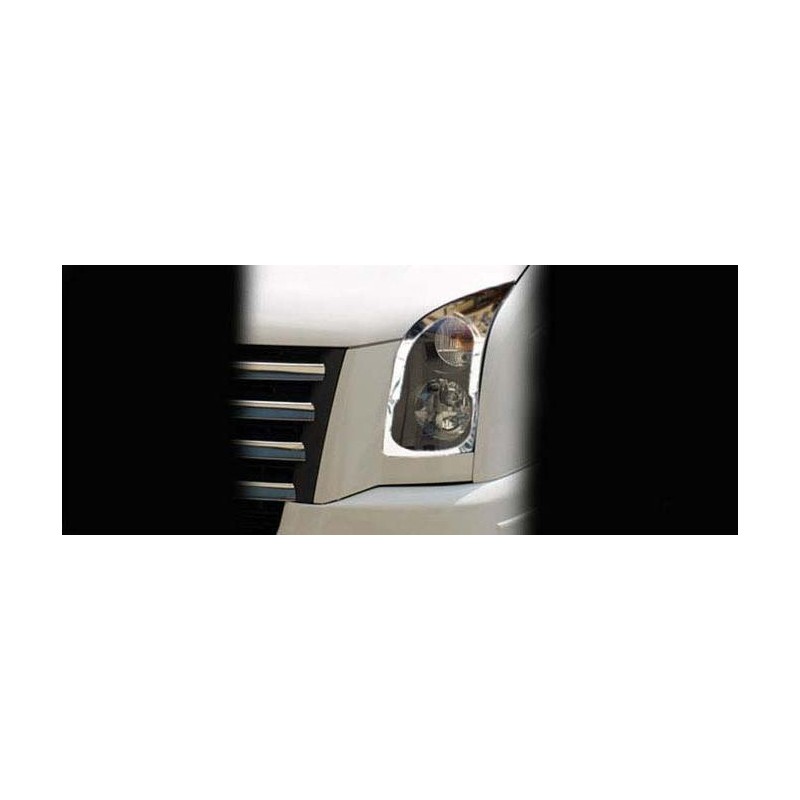 MARCO FAROS 2 unidades ACERO INOXIDABLE VW CRAFTER 04 06  gt 