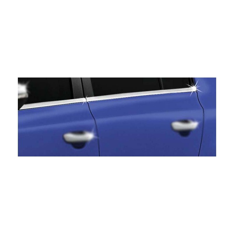 CUBRE MARCO VENTANA 4 unidades ACERO INOXIDABLE VW GOLF VI 2009 gt 