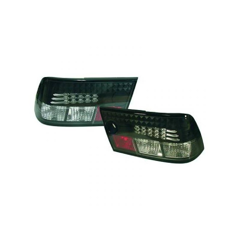 JUEGO PILOTOS DE DISENO CALIBRA  90  gt  gt  LED CRISTAL CLARO NEGRO