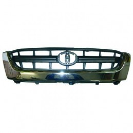 PARRILLA CENTRAL TOYOTA HILUX 01 05 TRACCION 2 RUEDAS  CROMADO