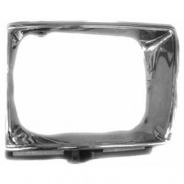 ARO DE LA PARRILLA IZQUIERDO TOYOTA  HILUX  89 91 4 WD CROMADO  