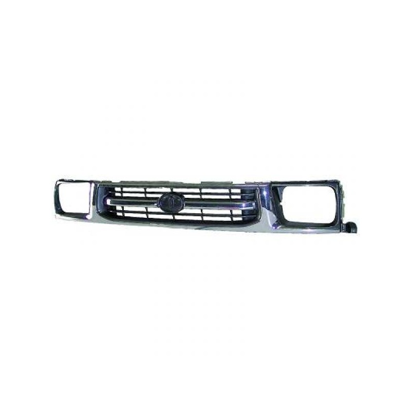 PARRILLA TOYOTA HILUX 4 WD  98 01  TRACCION 4 RUEDAS MOLDURA CRO