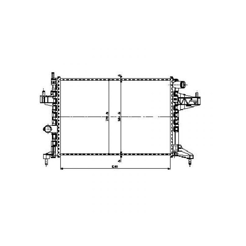 RADIADOR OPEL CORSA C  00  gt  gt  NO 1 4 TWINPORT 1 4 1 8 M    AC