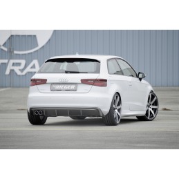 ANADIDO FALDON TRASERO AUDI A3 8V 3 5 PTAS NO S LINE CARBON LOOK